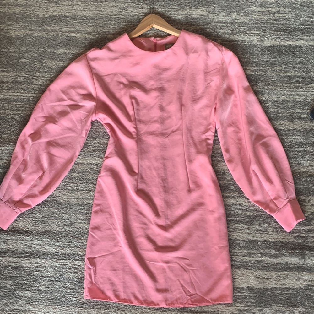 cute and dainty light pink ASOS dress